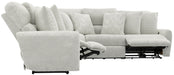 Catnapper - 336 Majesty 3 Piece Power Deep Seat Sectional Sofa in White - 63366-3368-63367-WHITE - GreatFurnitureDeal