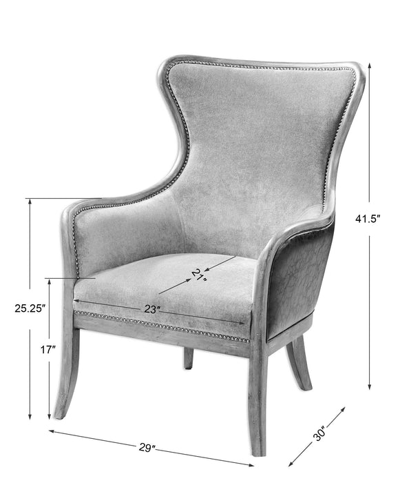 Uttermost - Snowden Tan Wing Chair - 23158