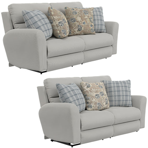 Catnapper - Chappy 2 Piece Reclining Living Room Set in Chambray - 2321-22-CHAMBRAY - GreatFurnitureDeal