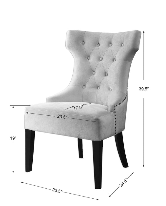 Uttermost - Arlette Tufted Wing Chair - 23239