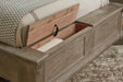 ART Furniture - Arch Salvage Queen Chambers Panel Bed in Parch - 233155-2802 - GreatFurnitureDeal