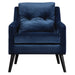 Uttermost - O'Brien Blue Velvet Armchair - 23318 - GreatFurnitureDeal