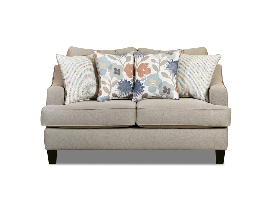 Southern Home Furnishings - Laurent Loveseat in Wicker - 2331 Laurent Wicker - GreatFurnitureDeal