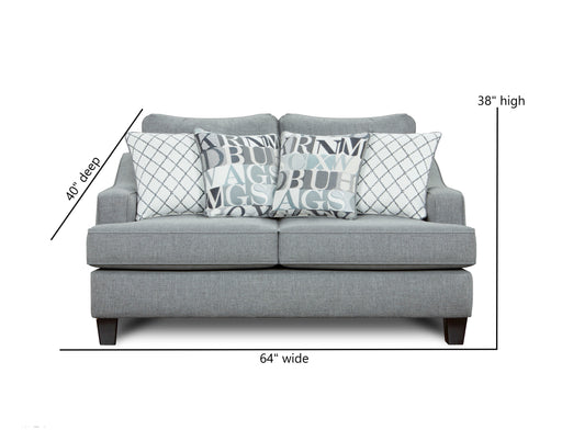 Southern Home Furnishings - Macarena Loveseat in Gray - 2331 Macarena Cadet-MTO - GreatFurnitureDeal