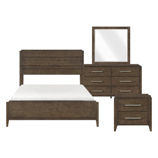 Homelegance - Emmett 4 Piece Queen Bedroom Set in Dark Walnut - 2335-1*4 - GreatFurnitureDeal