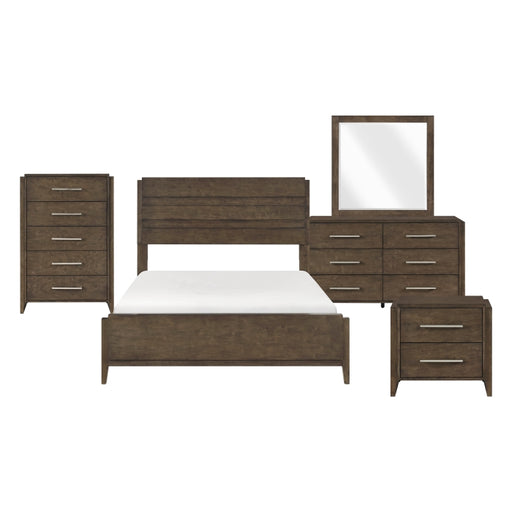 Homelegance - Emmett 5 Piece Queen Bedroom Set in Dark Walnut - 2335-1*9 - GreatFurnitureDeal