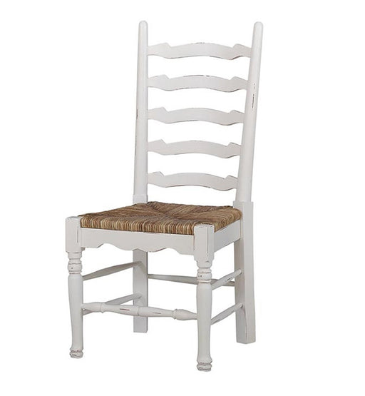 Bramble - Provence English Ladder-Back Dining Chair in White Harvest - BR-23354WHD - GreatFurnitureDeal