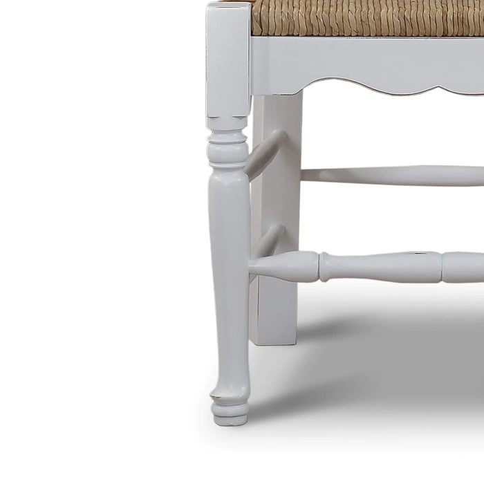 Bramble - Provence English Ladder-Back Dining Chair in White Harvest - BR-23354WHD - GreatFurnitureDeal