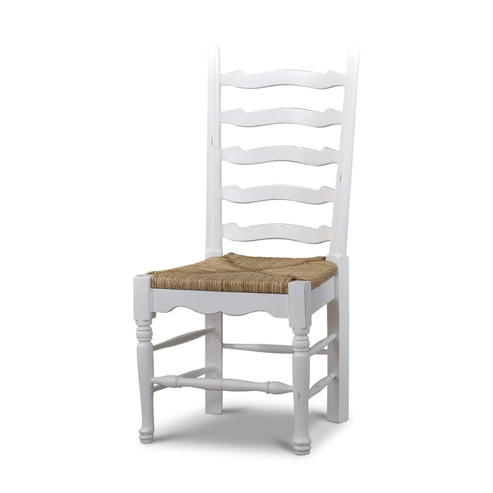 Bramble - Provence English Ladder-Back Dining Chair in White Harvest - BR-23354WHD