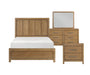 Homelegance - Charlotte 4 Piece California King Bedroom Set in Light Brown - 2336K-1CK*4 - GreatFurnitureDeal