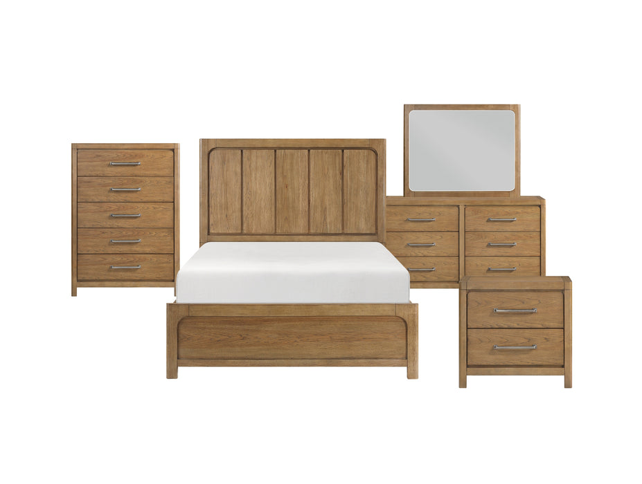 Homelegance - Charlotte Queen Platform Bed with Storage Side Rails in Light Brown - 2336-1* - GreatFurnitureDeal