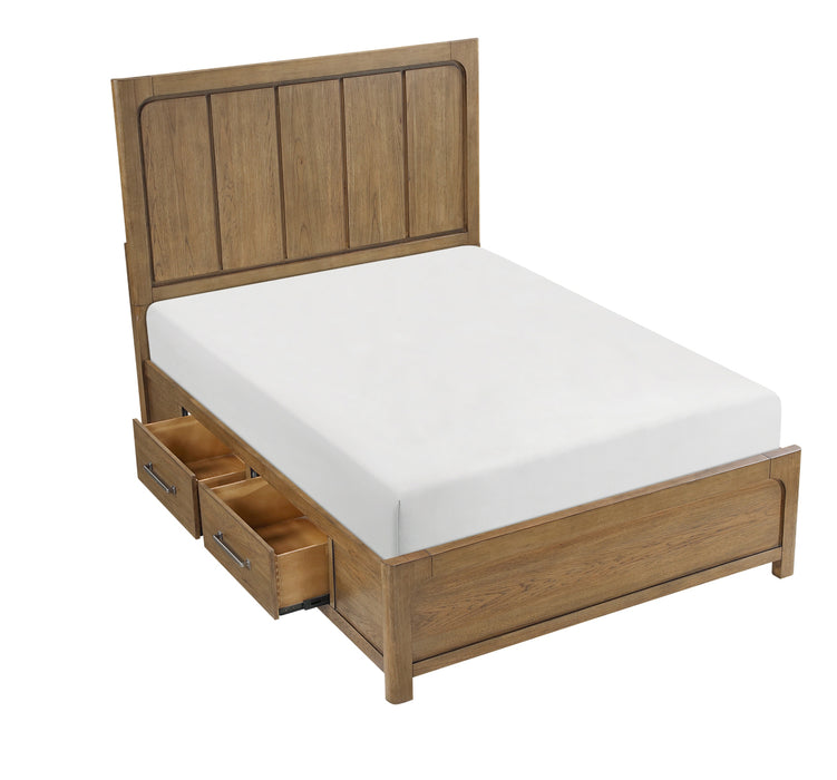 Homelegance - Charlotte 3 Piece Queen Bedroom Set in Light Brown - 2336-1*3 - GreatFurnitureDeal