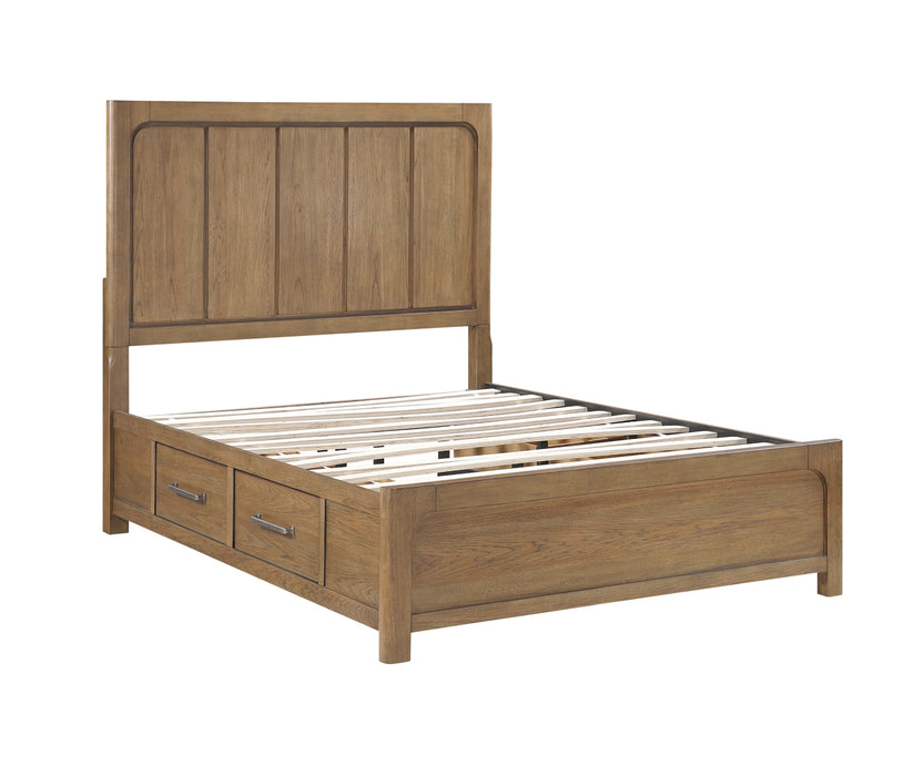 Homelegance - Charlotte 5 Piece King Bedroom Set in Light Brown - 2336K-1EK*9 - GreatFurnitureDeal