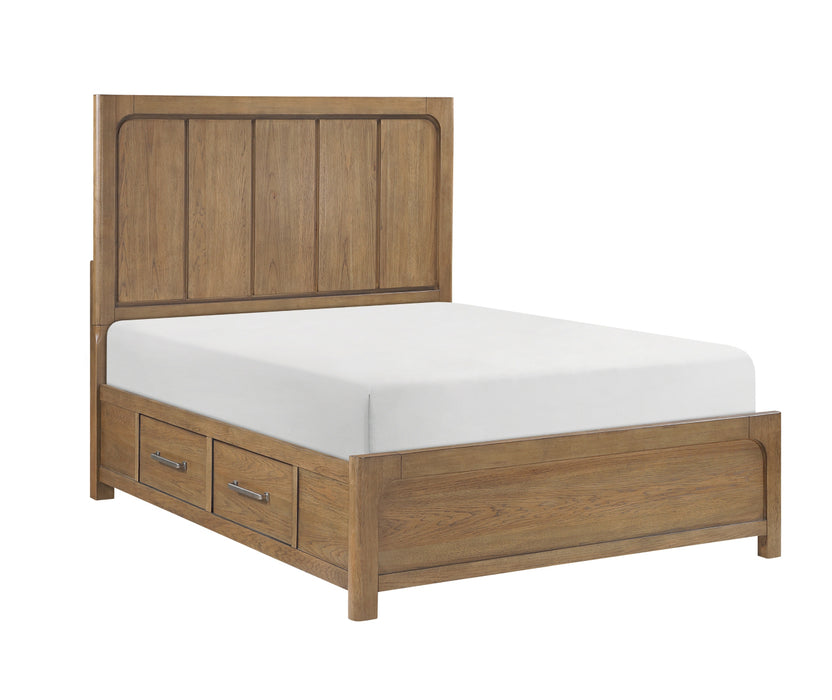 Homelegance - Charlotte 5 Piece King Bedroom Set in Light Brown - 2336K-1EK*9 - GreatFurnitureDeal
