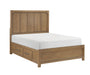 Homelegance - Charlotte Queen Platform Bed with Storage Side Rails in Light Brown - 2336-1* - GreatFurnitureDeal