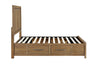 Homelegance - Charlotte Queen Platform Bed with Storage Side Rails in Light Brown - 2336-1* - GreatFurnitureDeal