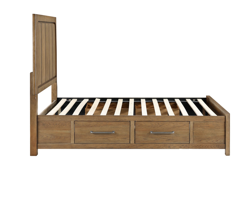 Homelegance - Charlotte 5 Piece California King Bedroom Set in Light Brown - 2336K-1CK*9 - GreatFurnitureDeal