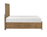 Homelegance - Charlotte 5 Piece King Bedroom Set in Light Brown - 2336K-1EK*9 - GreatFurnitureDeal