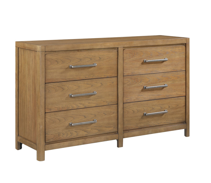 Homelegance - Charlotte 5 Piece King Bedroom Set in Light Brown - 2336K-1EK*9 - GreatFurnitureDeal