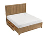 Homelegance - Charlotte King Platform Bed with Storage Side Rails in Light Brown - 2336K-1EK* - GreatFurnitureDeal
