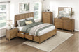 Homelegance - Charlotte 4 Piece King Bedroom Set in Light Brown - 2336K-1EK*4 - GreatFurnitureDeal