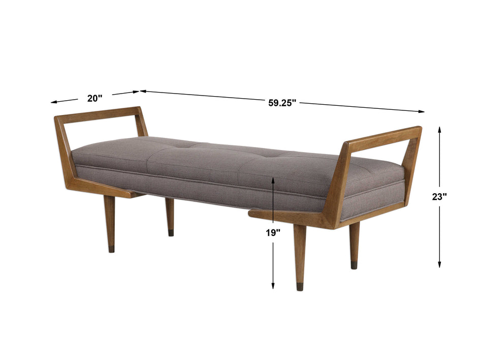 Uttermost - Waylon Mid-Century Modern Bench- 23388