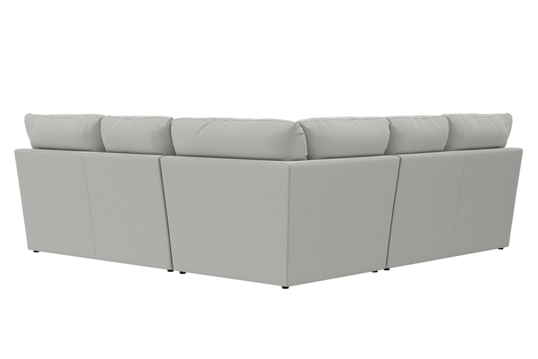 Jackson Furniture - Stockbridge 3 Piece Sectional Sofa in Slate - 234046-59-42-SLATE - GreatFurnitureDeal