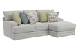 Jackson Furniture - Stockbridge 2 Piece Sectional Sofa in Slate - 234046-234076-SLATE - GreatFurnitureDeal