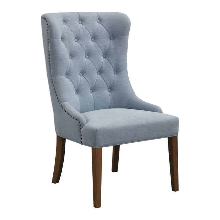 Uttermost- Rioni Tufted Wing Chair - 23473 - GreatFurnitureDeal
