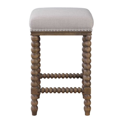 Uttermost - Pryce Wooden Counter Stool - 23495 - GreatFurnitureDeal