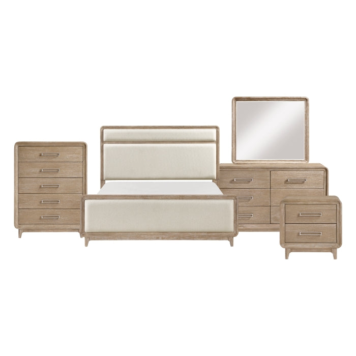 Homelegance - Wilshire 5 Piece Queen Bedroom Set in Natural - 2350-1*9 - GreatFurnitureDeal