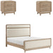Homelegance - Wilshire 3 Piece King Bedroom Set in Natural - 2350K-1EK-3SET - GreatFurnitureDeal