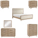 Homelegance - Wilshire 6 Piece California King Bedroom Set in Natural - 2350K-1CK-6SET - GreatFurnitureDeal
