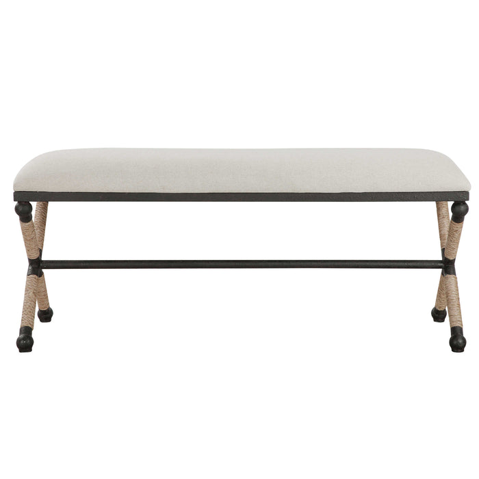 Uttermost - Firth Oatmeal Bench - 23528 - GreatFurnitureDeal