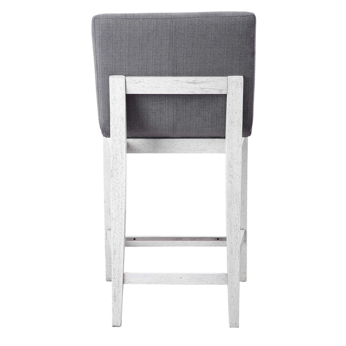 Uttermost - Brazos Gray Counter Stool - 23554 - GreatFurnitureDeal