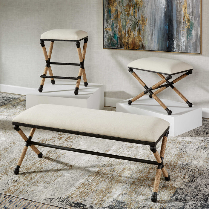 Uttermost - Firth Small Bench - 23566 - GreatFurnitureDeal