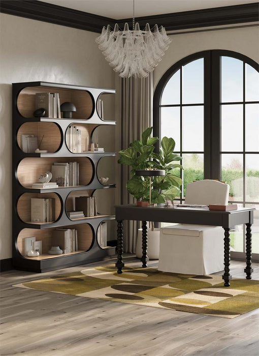 Bramble - Console Desk w/ Barley Twist Leg in Batavia Black - 23583BBA-----