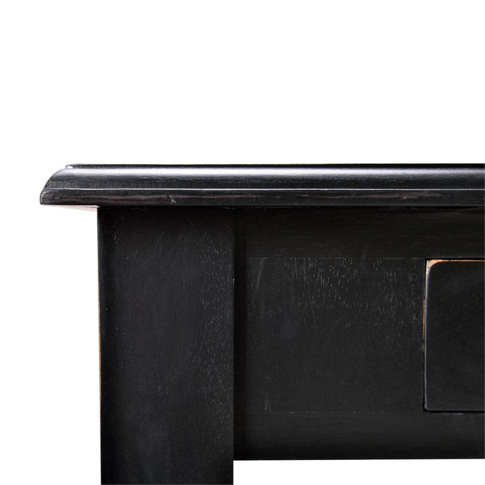 Bramble - Console Desk w/ Barley Twist Leg in Batavia Black - 23583BBA-----