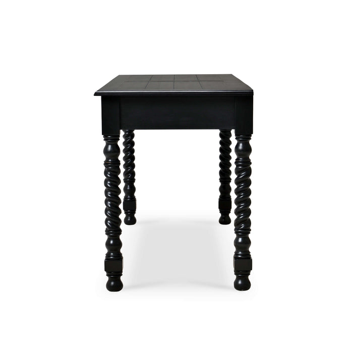 Bramble - Console Desk w- Barley Twist Leg - 23583WHD - GreatFurnitureDeal