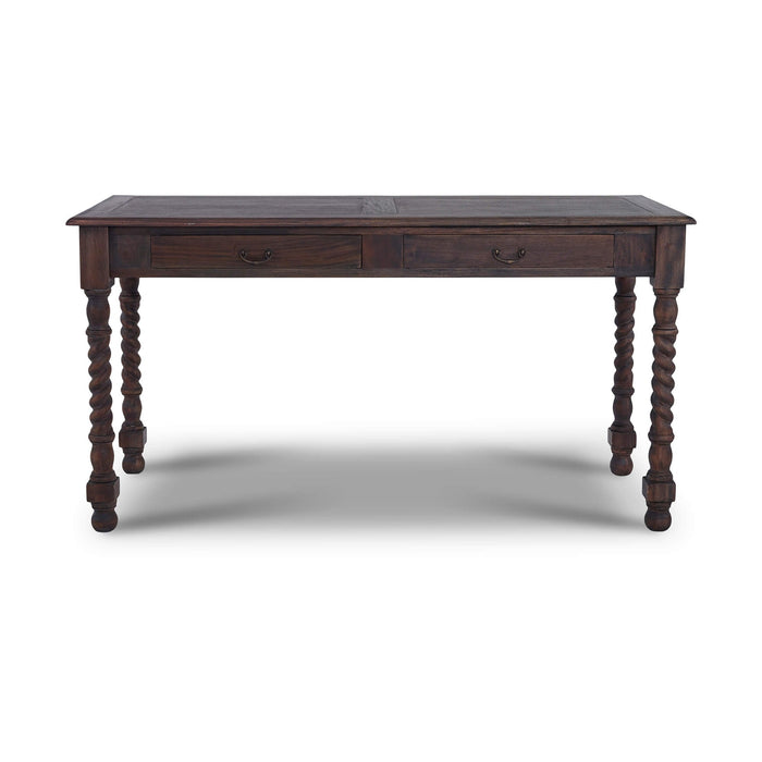 Bramble - Console Desk w- Barley Twist Leg - 23583WHD - GreatFurnitureDeal