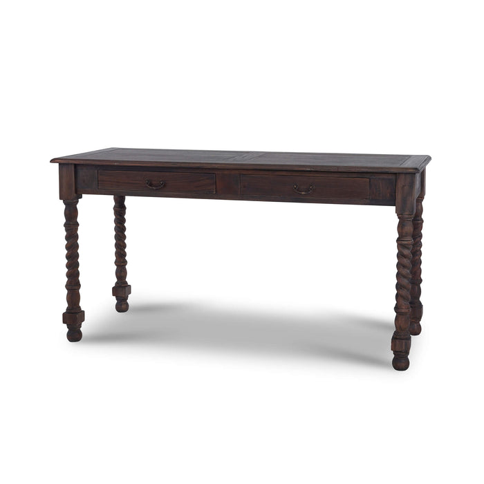 Bramble - Console Desk w- Barley Twist Leg - BR-23583WHD