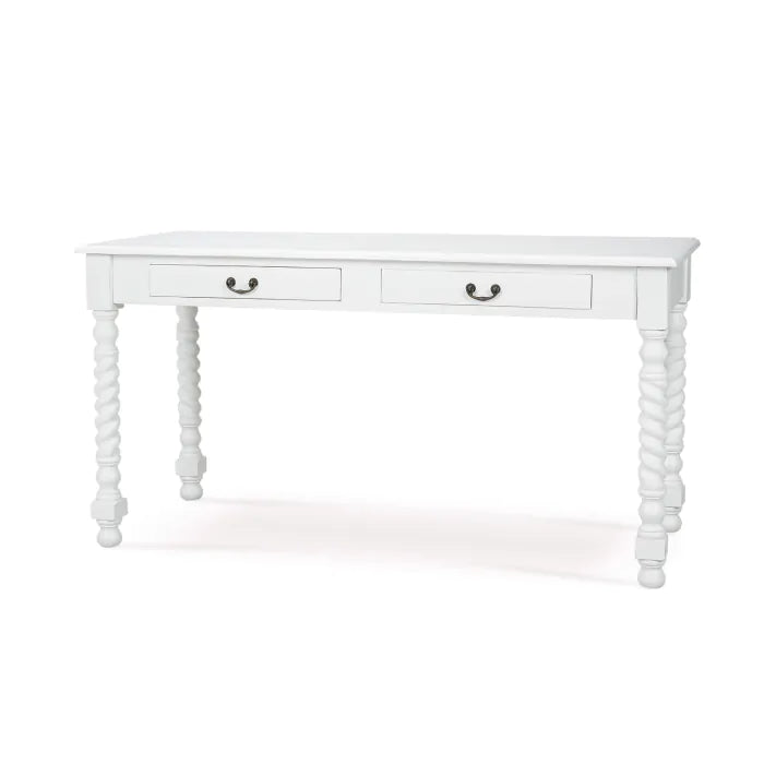 Bramble - Console Desk w/ Barley Twist Leg - BR-23583HRW----LDT - GreatFurnitureDeal