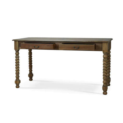 Bramble - Console Desk w/ Barley Twist Leg - 23583STW - GreatFurnitureDeal