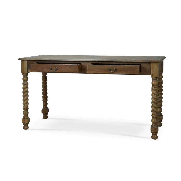 Bramble - Console Desk w/ Barley Twist Leg - 23583STW - GreatFurnitureDeal