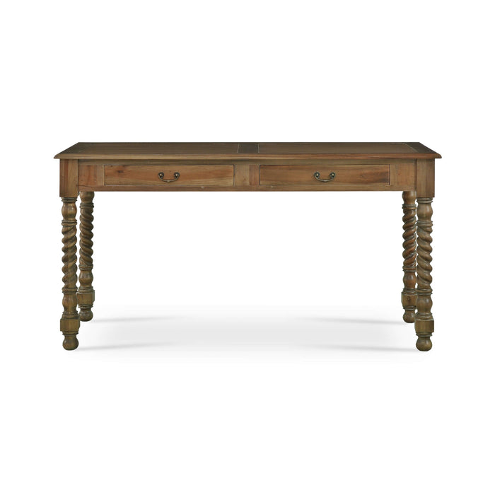 Bramble - Console Desk w- Barley Twist Leg - 23583WHD