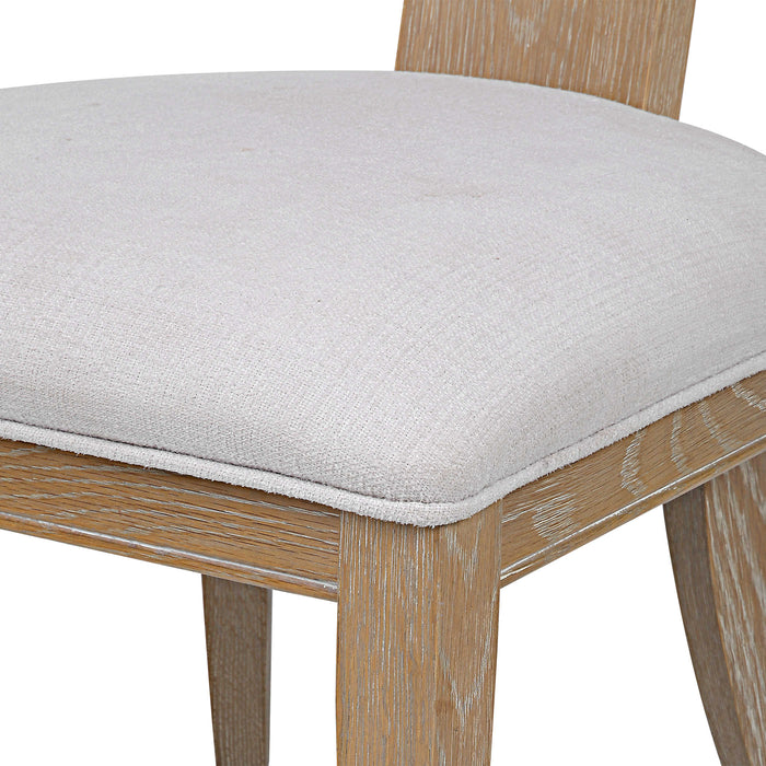 Uttermost - Idris Armless Chair Natural - 23595