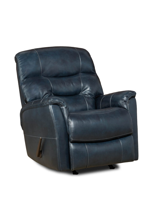 Motion Ease - Napoli Rocker Recliner in Blue - 236-91-62 - GreatFurnitureDeal