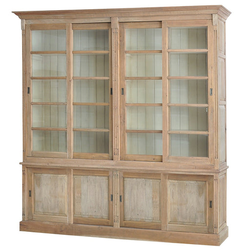 Bramble - Hudson 99" Bookcase w- Sliding Doors - BR-23632 - GreatFurnitureDeal