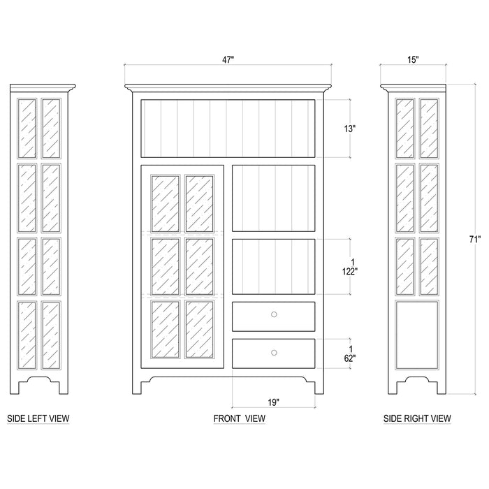Bramble - Aries Kitchen Single Door Cupboard - BR-23646 - GreatFurnitureDeal