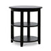 Bramble - Luna Round 3 Tier Side Table in Batavia Black - 23654BBA----- - GreatFurnitureDeal